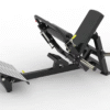 HIP THRUST MACHINE PRO COLORE NERO 25-50mm con  pedana in acciaio sezionato