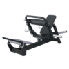 HIP THRUST MACHINE PRO COLORE NERO 25-50mm con  pedana in acciaio sezionato