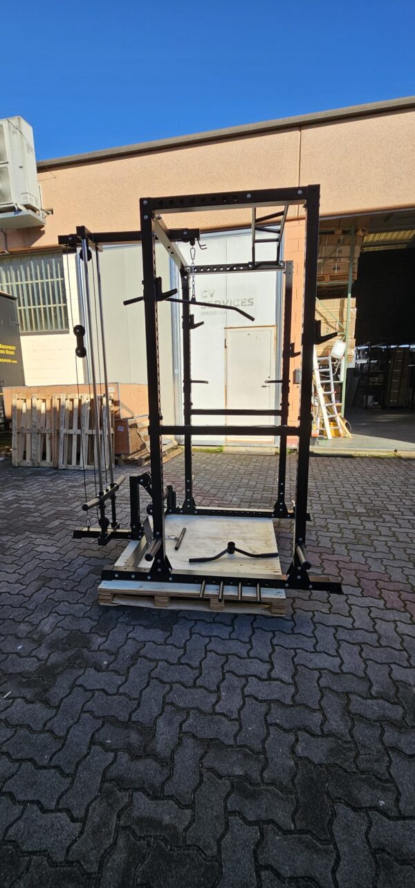 POWER RACK PRO PR-Z3 CON LAT MACHINE 25-50MM