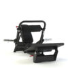 HIP THRUST MACHINE PRO COLORE NERO 25-50mm con  pedana in acciaio sezionato