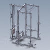 POWER RACK PRO PR-Z3 CON LAT MACHINE 25-50MM