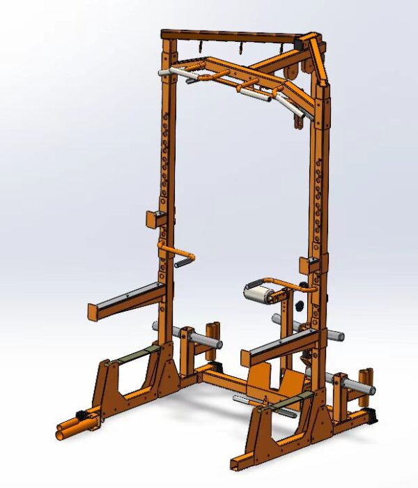 HALF RACK SEMI PRO 25/50MM