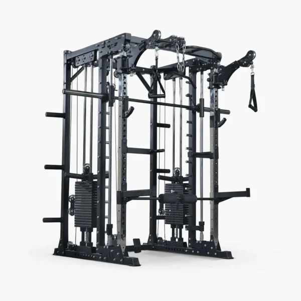 Iso_Full_K2S_2048x2048-1 Stazione Multifunzione Olimpic K2 con pacco pesi in ghisa 90kg